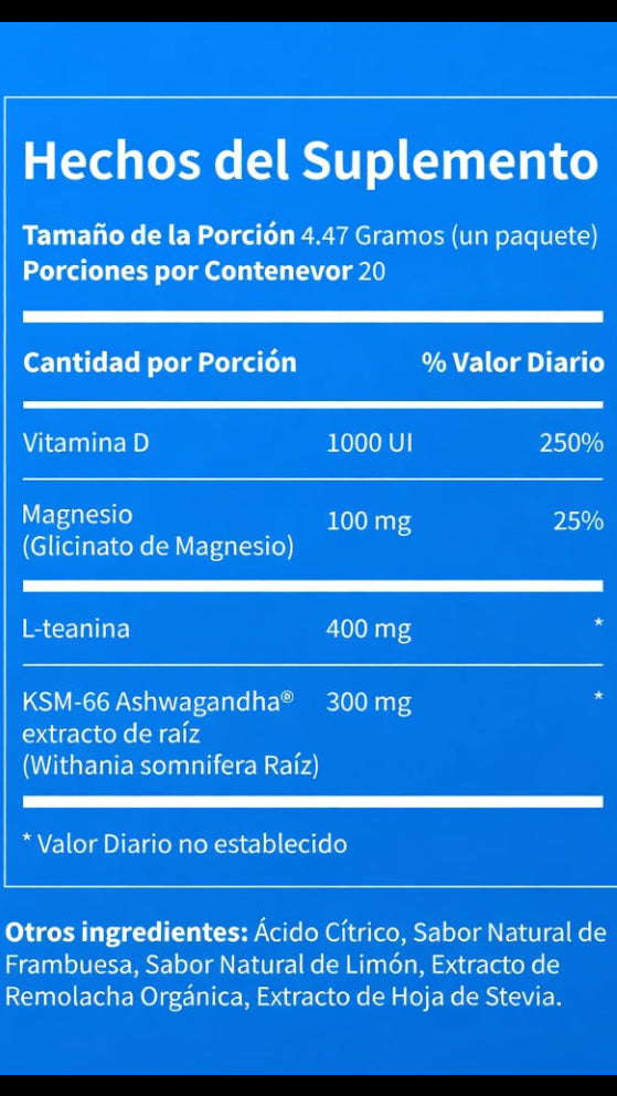 SÚPERCALM x20 ANTI ESTRÉS + ENVÍO GRATIS