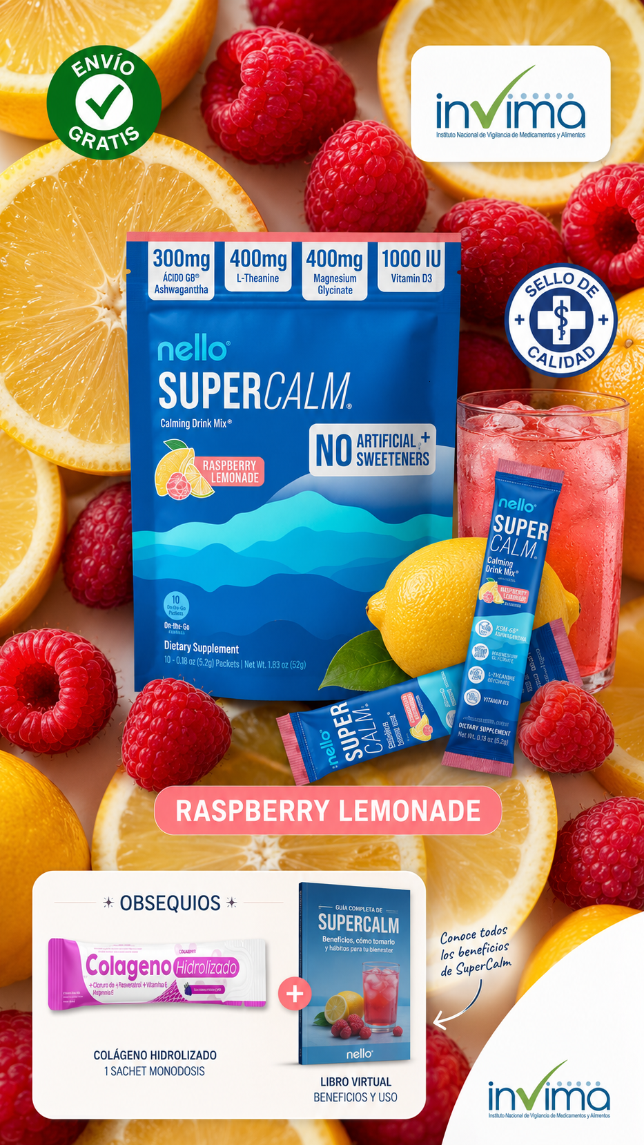 SÚPERCALM x20 ANTI ESTRÉS + ENVÍO GRATIS