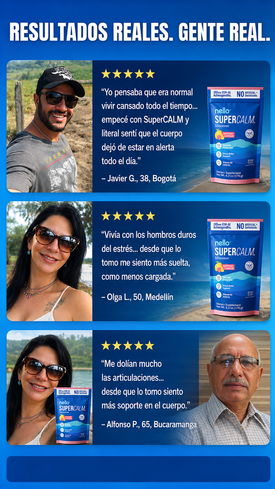 SÚPERCALM x20 ANTI ESTRÉS + ENVÍO GRATIS